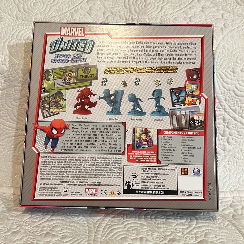 Marvel United,‎ Enter the Spiderverse Superhero Card Strategy Board Game